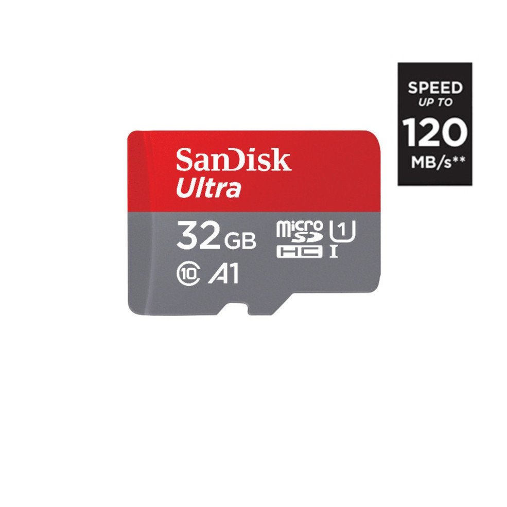 Sandisk Ultra MicroSDHC UHS-I 32GB ความเร็วอ่านสูงสุด 120 MB/s U1 A1