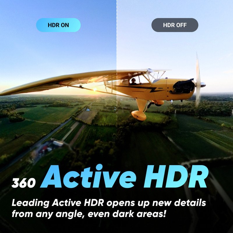 Insta360 X3 - กล้องแอคชั่นแคมเมรากันน้ํา 360 พร้อมเซนเซอร์ขนาด 1/2" 48MP, 5.7K 360 Active HDR Video - Image 3