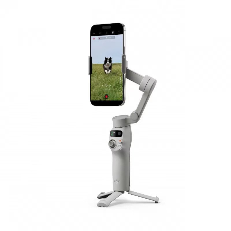 DJI Osmo Mobile 7P / Osmo Mobile 7 Robust ไม้กันสั่น 3 แกน อายุการใช้งานแบตเตอรี่ 10 ชั่วโมงและการชาร์จโทรศัพท์ DJI OM 7 - Image 3