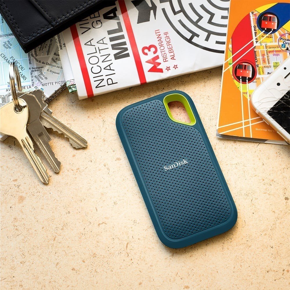 ฮาร์ดดิสก์ SanDisk SSD Extreme Portable 1TB Monterey Green (SDSSDE61-1T00-G25M) - Image 3