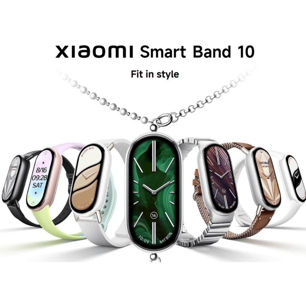 Xiaomi Smart Band 10 Ceramic Pearl WH / Midnight Black / Mystic Rose / Glacier Silver