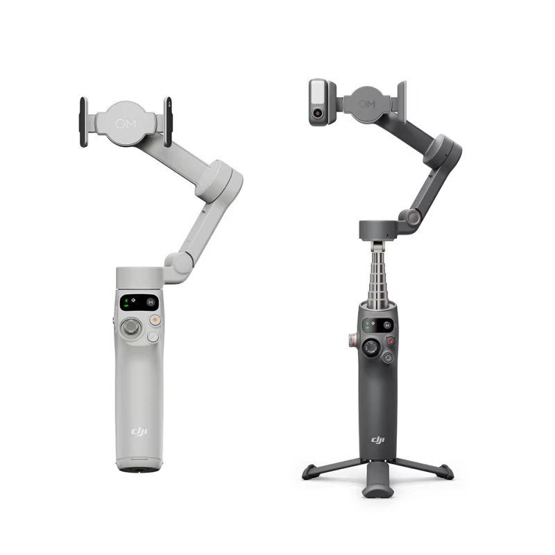 DJI Osmo Mobile 7P / Osmo Mobile 7 Robust ไม้กันสั่น 3 แกน อายุการใช้งานแบตเตอรี่ 10 ชั่วโมงและการชาร์จโทรศัพท์ DJI OM 7