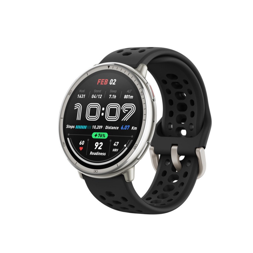 Amazfit Active 2 Black Sport Smart Watch สมาร์ทวอทช์ หน้าจอ 1.32 นิ้ว มี Bluetooth - Image 2