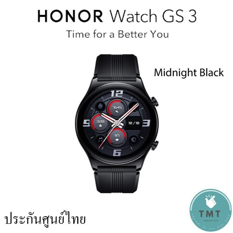 HONOR Watch GS 3 สมาร์ทวอทช์ มีGPS ในตัว ดีไซน์พรีเมี่ยม หน้าจอ AMOLED วงกลมขอบโค้ง3D รับสายสนทนาได้ - Image 2