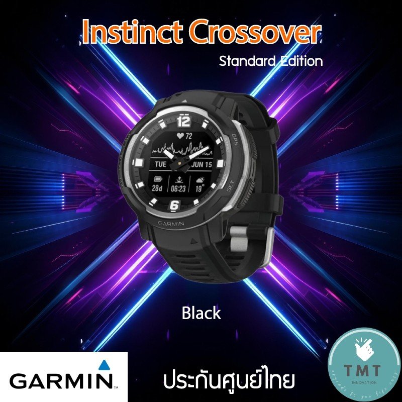 Garmin INSTINCT CROSSOVER สมาร์ทวอทช์มัลติสปอร์ด ระบบ GPS แบบไฮบริต - Image 2